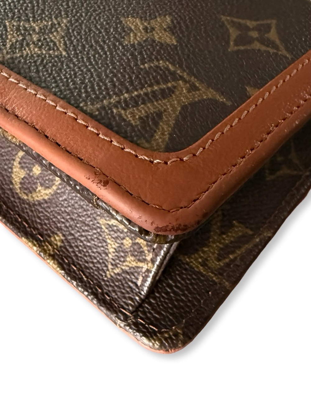 Louis Vuitton Monogram Pochette Dame GM Vintage Crossbody Clutch Bag 1988 - Picture 16 of 16